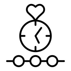 Wedding Timeline Icon