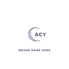 ACY logo. A C Y design. White ACY letter. ACY, A C Y letter logo design. Initial letter ACY linked circle uppercase monogram logo. A C Y letter logo vector design.	

