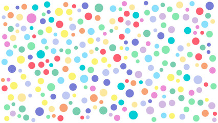 Colorful dotted circle background
