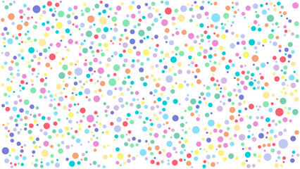 Colorful dotted circle background