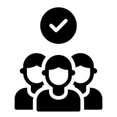 Candidate of employee hiring icon