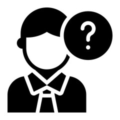 Question doubt solution employee icon