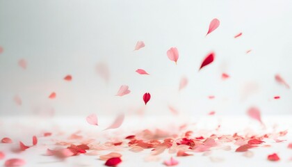 Obraz na płótnie Canvas Bright and beautiful petals dance