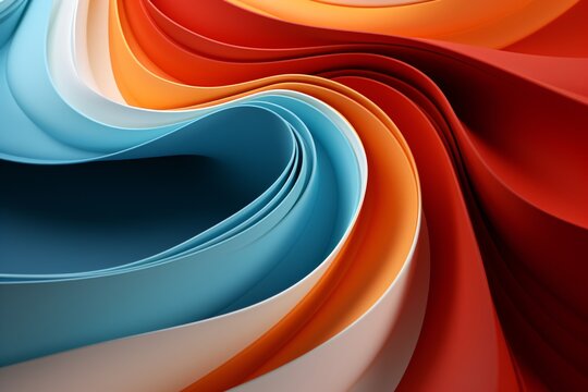 Fototapeta Colorful wavy textured pattern wallpaper design