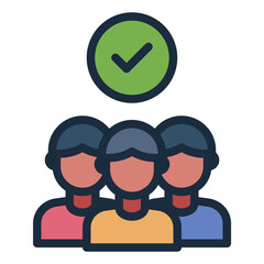 Candidate of employee hiring icon