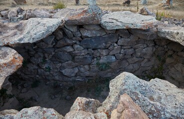 The mysteries stone circle of Karahunj in souther Armenia, one of the world's oldest astronomical observatories