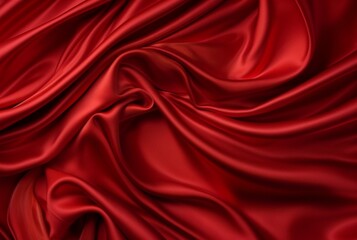 Obraz premium luxury red fabric texture background. generative ai