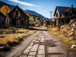 abandoned ghost town