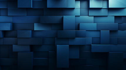 Modern 3d abstract blue square background, blue square wallpaper background