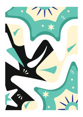 Abstract geometric pattern background design, modern neo geo pattern, vector geometric pattern design 