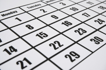 Calendar page background 