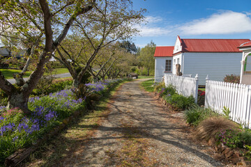 Colonial house at Hokonui Pioneer Village & Museum, Gore, NZ