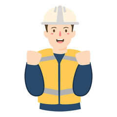 Architect or Engineer Working in Office