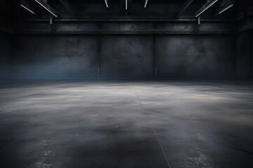 暗いコンクリートのテクスチャー背景。A dark concrete floor texture　Generative AI