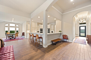 a home kitchen