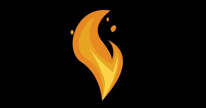 The fire burns brightly
