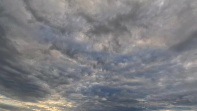 timelapse clip background - beautiful nebulosity natural scene - loop video