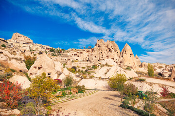 Fototapeta premium Cave house in Uchisar village, Cappadocia in Turkey