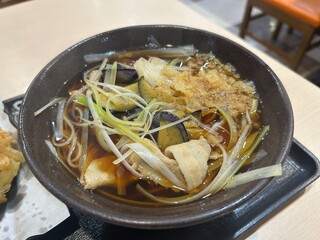 肉茄子そば