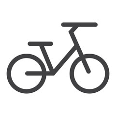 Bicycle. Bike icon vector. Cycling concept. Sign for bicycles path Isolated on white background. Trendy Flat style for graphic design, logo, Web site, social media, UI