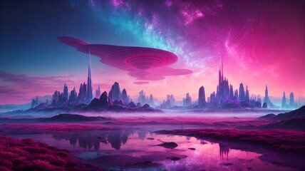 landscape with space