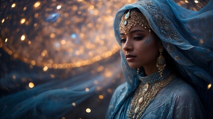 portrait of a woman in the city