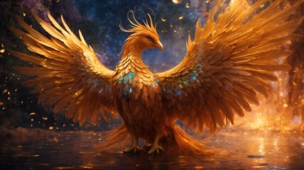 dragon statue at night