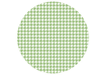 丸い千鳥格子柄のフレーム