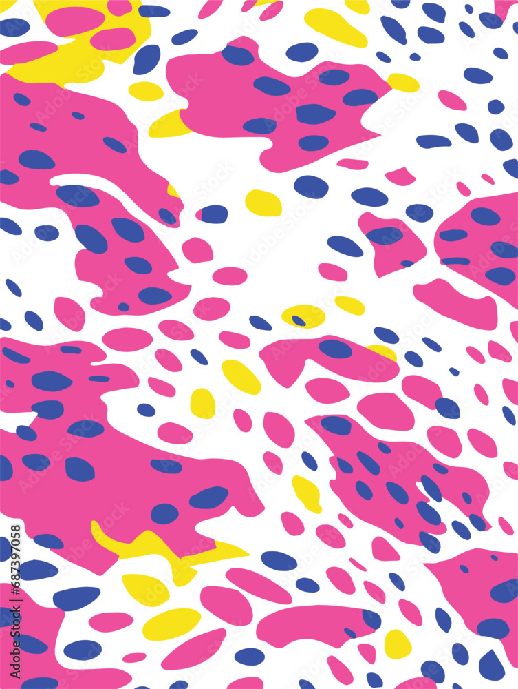 Poster seamless pattern background design