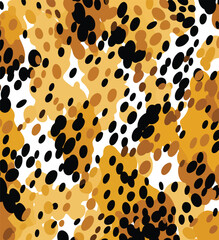 leopard fur texture vector design