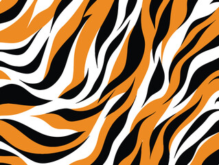 tiger skin texture background vector design