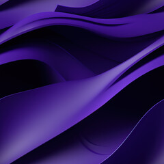 Obraz premium Purple wavy ambient background repeat pattern minimal fluid abstract blend gradient, soft wave empty space modern digital wallpaper