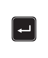 arrow button icon, vector best flat icon.