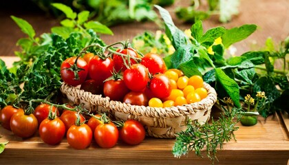 みずみずしいミニトマト