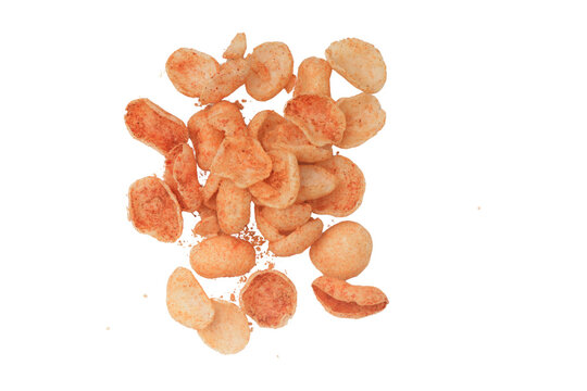 Crispy and crunchy Salty wheat cup & Katori, vatka, moon chips, vatki, fryums or frymus, snack food, Indian Pouch Packing Street Food, selective focus - Image png.png