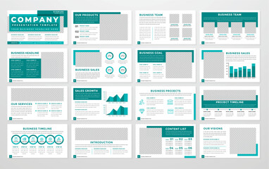 minimalist presentation template with modern concept and minimalist layout use for business profile and product catalog