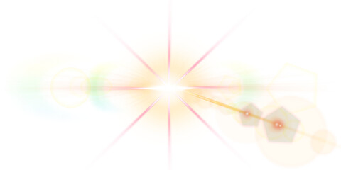 Realm of Radiance: A Breathtaking Visual Spectacle of Starbursts, Halos, and Lens Flare Elegance (PNG Format - Easy to Extract)