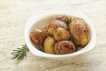 Roasted baby potato with rosemary