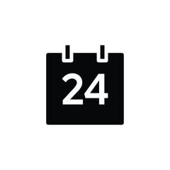 calendar icon simple vector editable