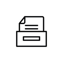 mail icon simple vector modern minimalist