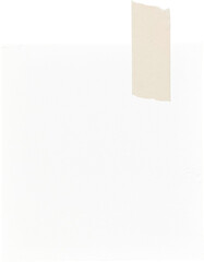 White Torn Paper With Tape