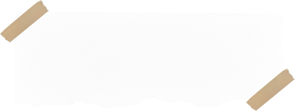 White Torn Paper With Tape