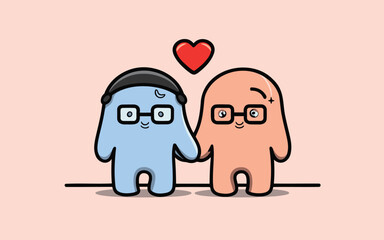 Illustration of friends