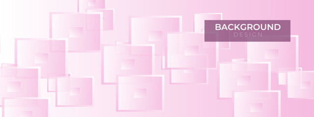 Square light pink background. Subtle abstract background. Abstract squares geometric pattern. Vector illustration.