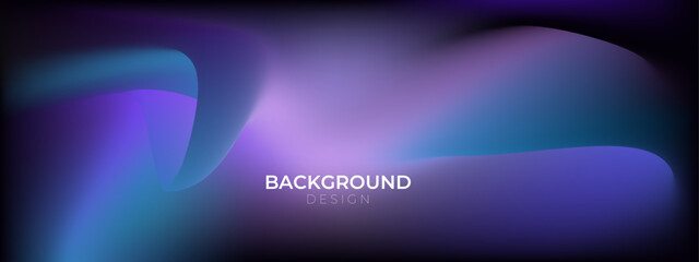 Gradient blurred colorful with grain noise effect background. Vector illustration.