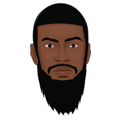 Beard man vector is a dynamic representation encapsulating the essence of masculinity in a visual format. This vector art portrays a male figure with distinct characteristics and emphasizing strength.