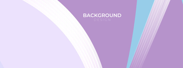 Modern and minimalistic soft blue and purple gradient color abstract background with space for text and triangle pattern. Vector illustration.