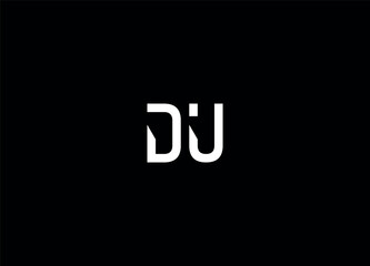 DU  letter logo design and creative logo