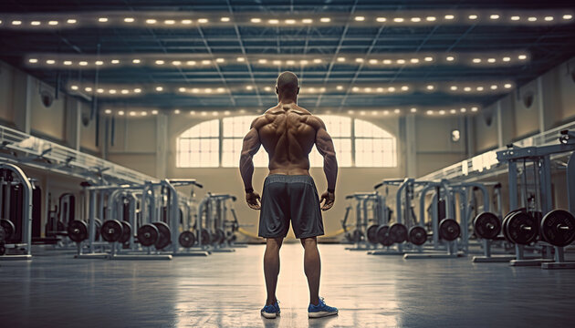 fitness zone for bodybuilder