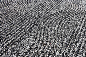 京都市南禅寺 方丈前庭の砂紋